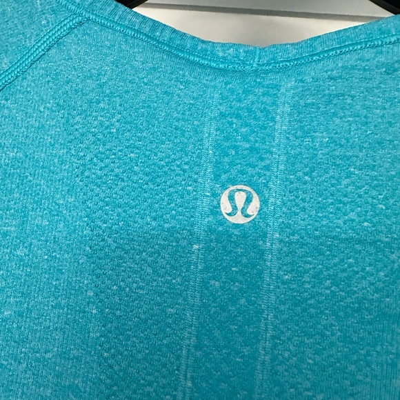 Lululemon - two tops- price is for the two. Teal V-Neck Top and Green tank top - Picture 3 of 8